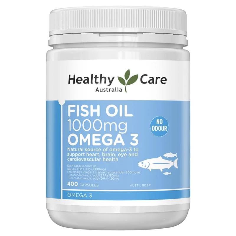 Dầu cá Healthy Care Fish Oil 1000mg Omega-3 của Úc-duoc-ban-tai-Happi’s pharmacy 