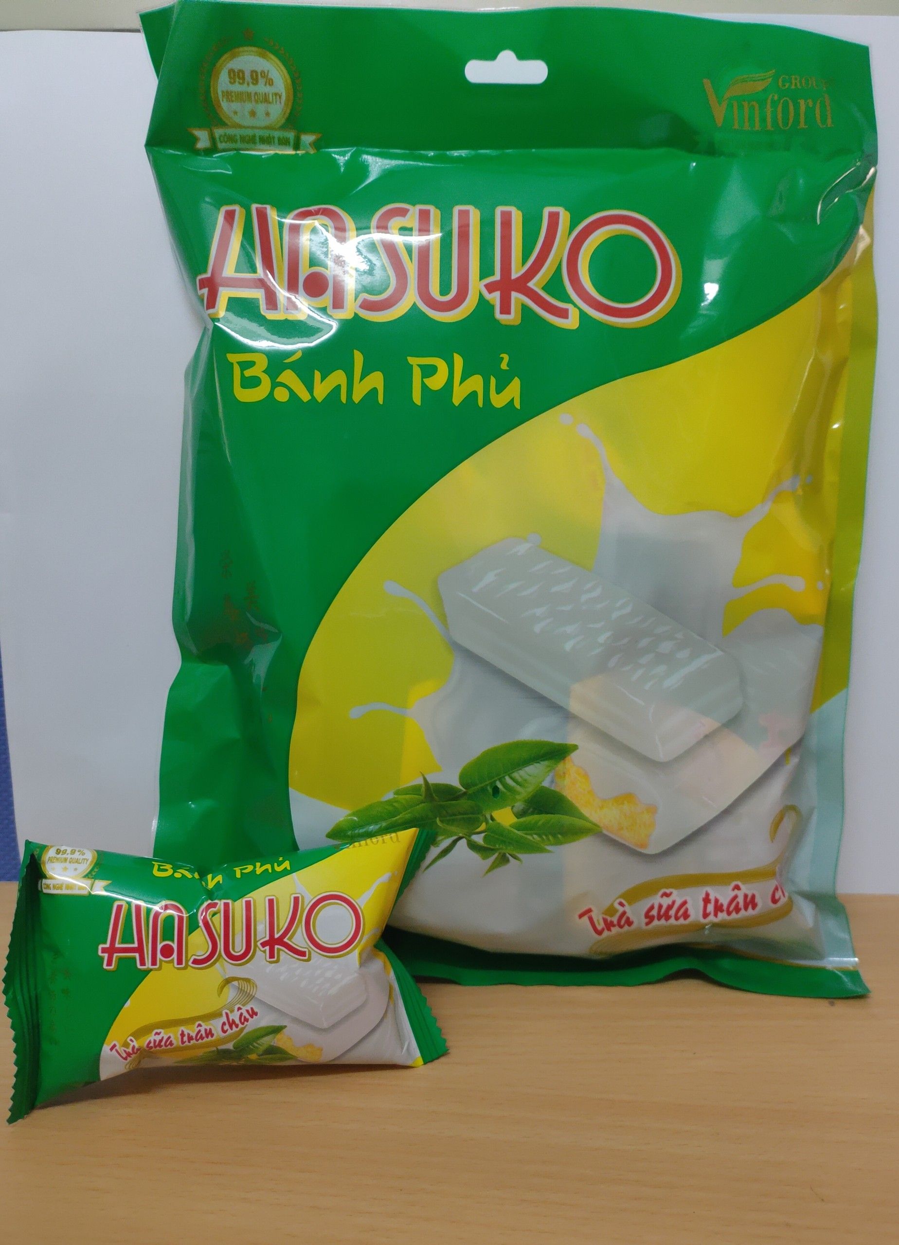 Husuko HASUKO bánh phủ vị Trà sữa Trân Châu | iCheck.vn