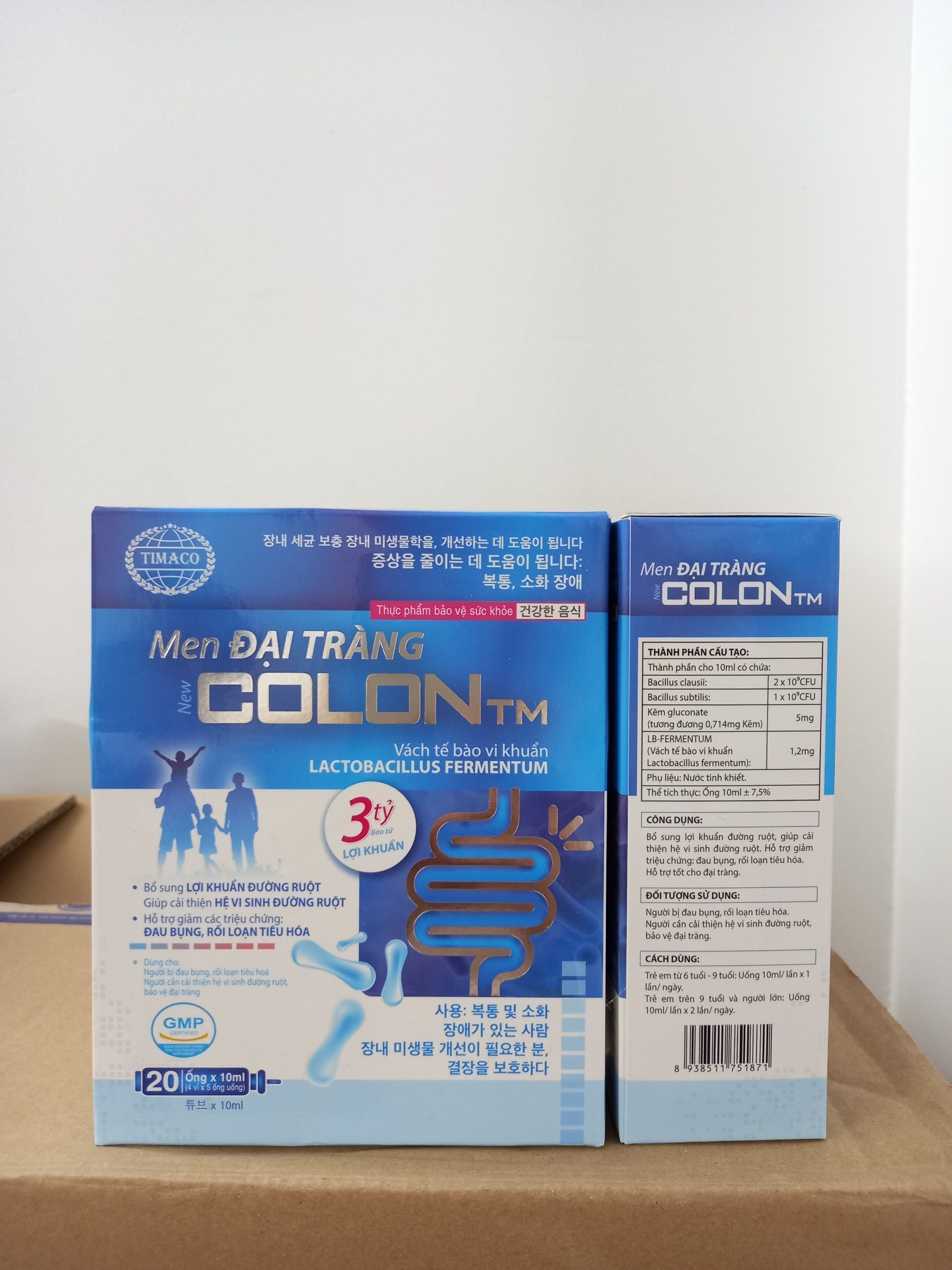 MEN ĐẠI TRÀNG NEW COLON TM (Hộp 20 ống x 10ml) | iCheck.vn