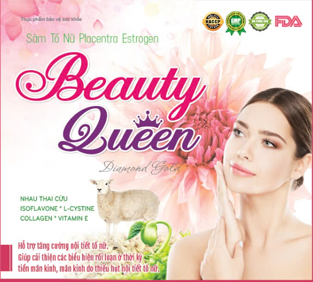 Thực phẩm bảo vệ sức khỏe Sâm Tố Nữ Placentra Estrogen Beauty Queen ...