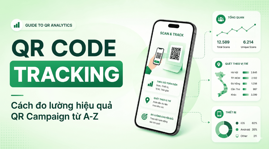 QR Code Tracking Là Gì? Cách Đo Lường Hiệu Quả QR Campaign Từ A-Z