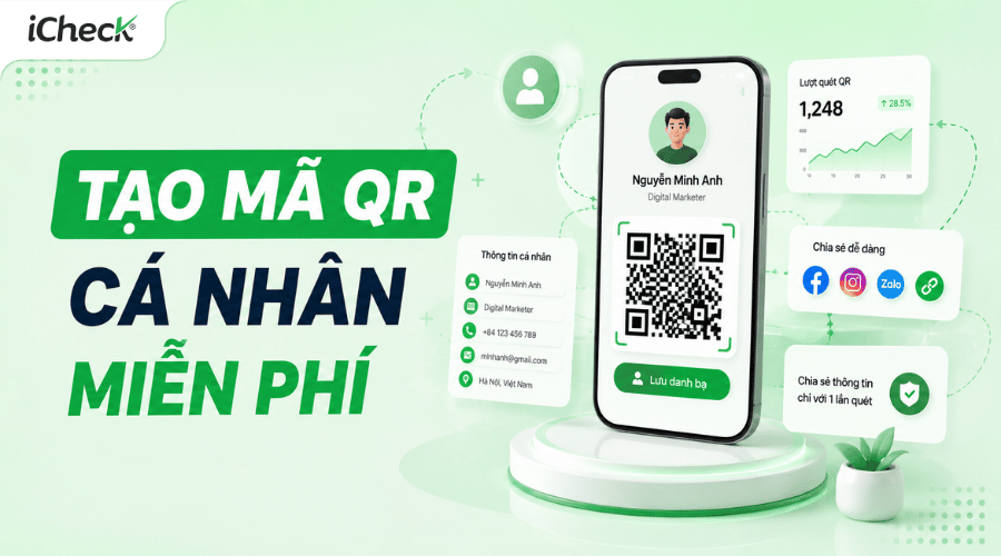 Tạo mã QR cá nhân miễn phí – Tạo QR thông tin cá nhân online
