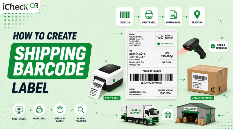 How to Create Logistics Shipping Label Barcodes: Detailed Guide + Free Tools