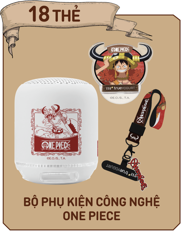 18 THẺ - Bộ phụ kiện công nghệ ONE PIECE